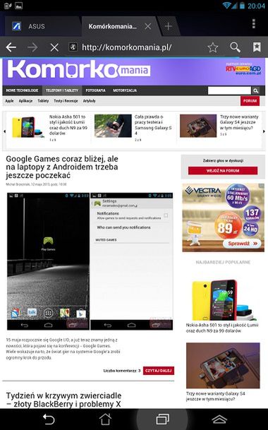 Asus Fonepad - gdy 5 cali to za mało [test] 7