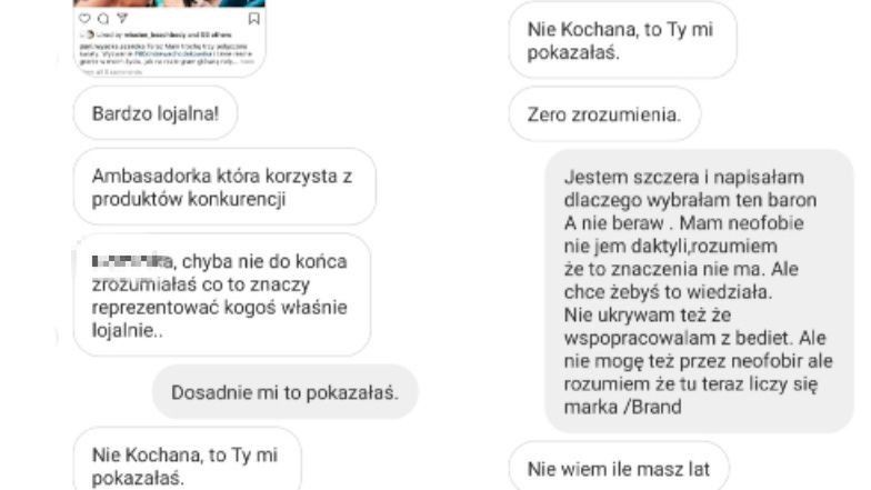 Wiadomości Ewy Chodakowskiej do fanki