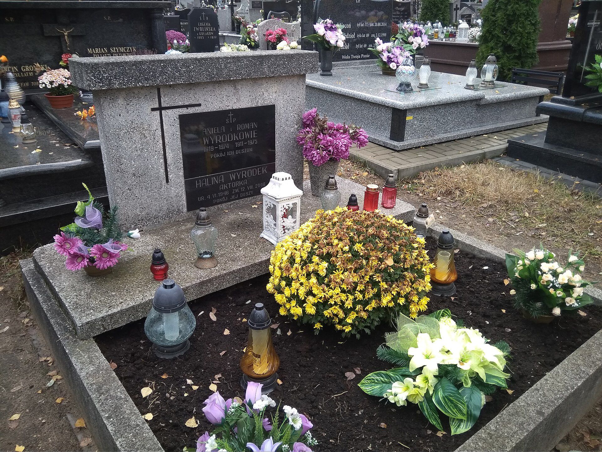 Grób Haliny Wyrodek