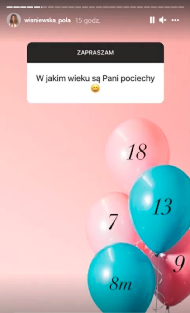 Pola Wiśniewska o dzieciach 