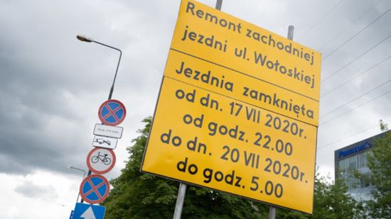 Warszawa. Ul. Wołoska będzie remontowana