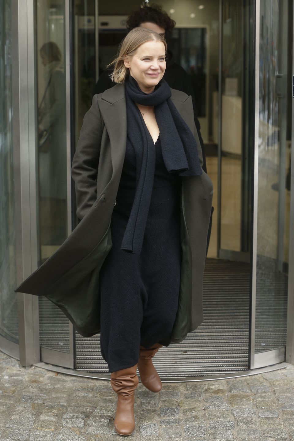 Joanna Kulig pod studiem "Dzień dobry TVN"