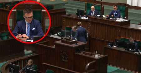 Riposty na sejmowej mównicy. Hołownia nie mógł się powstrzymać