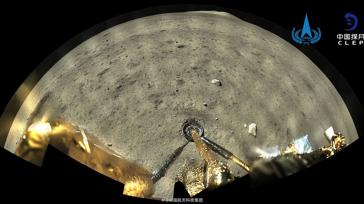 Chińska sonda zrobiła 119-megapikselowe zdjęcie powierzchni Księżyca w kolorze 1