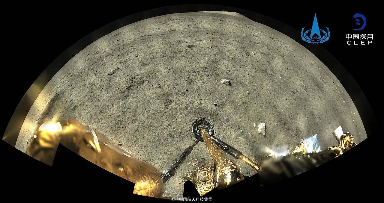 Chińska sonda zrobiła 119-megapikselowe zdjęcie powierzchni Księżyca w kolorze