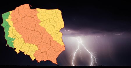 Lubelskie: Drugi stopień ostrzeżenia przed burzami z gradem. Mogą pojawić się trąby powietrzne