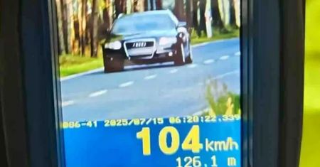 Siercz: Wpadł Audi na radar międzyrzeckiej drogówki. Źle skończył