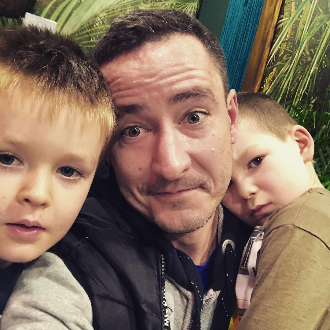 Tomasz Marzec z synami