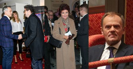 Elegancka Żebrowska z mężem, kobieca Torbicka i stylowa Jola Kwaśniewska na jubileuszu Andrzeja Seweryna (ZDJĘCIA)