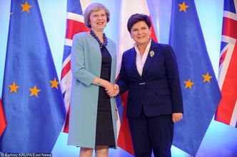Theresa May w Polsce. Szydło: Polska nie będzie naciskać na Wielką Brytanię