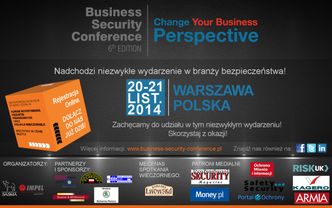 6th Business Security Conference już 20-21 listopada w Warszawie