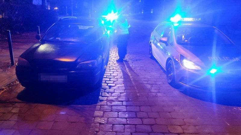 Zatrzymanie kierowcy za jazdę po zażyciu narkotyków