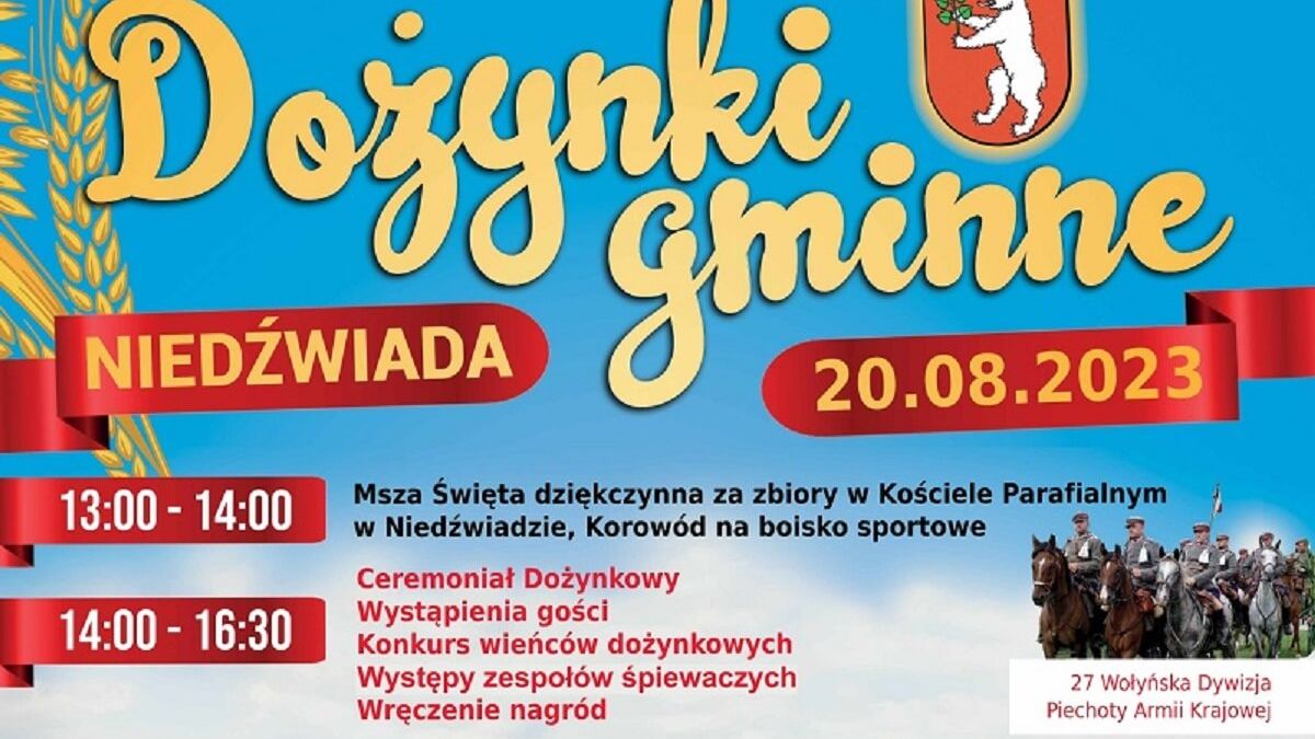 Dożynki w Niedźwiadzie 2023