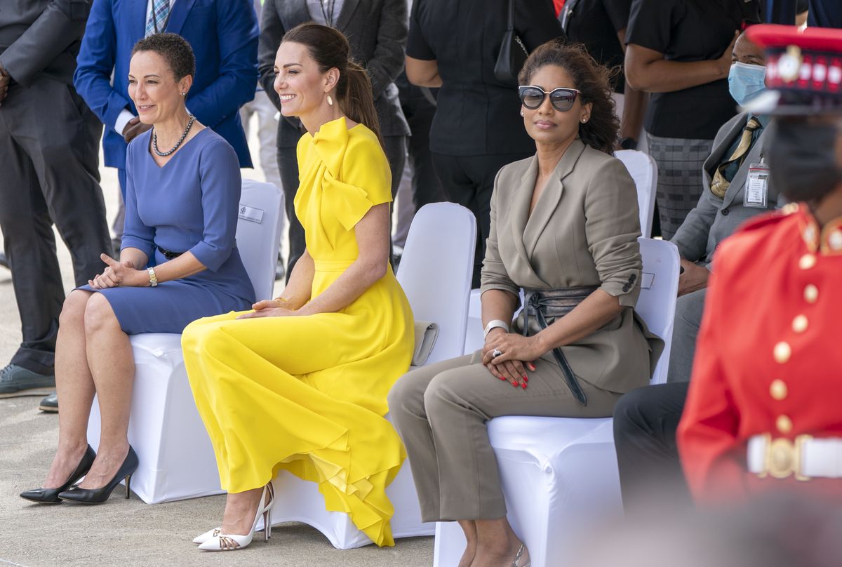 Księżna Kate siedziała obok Lisy Hanna podczas wizyty na Jamajce
