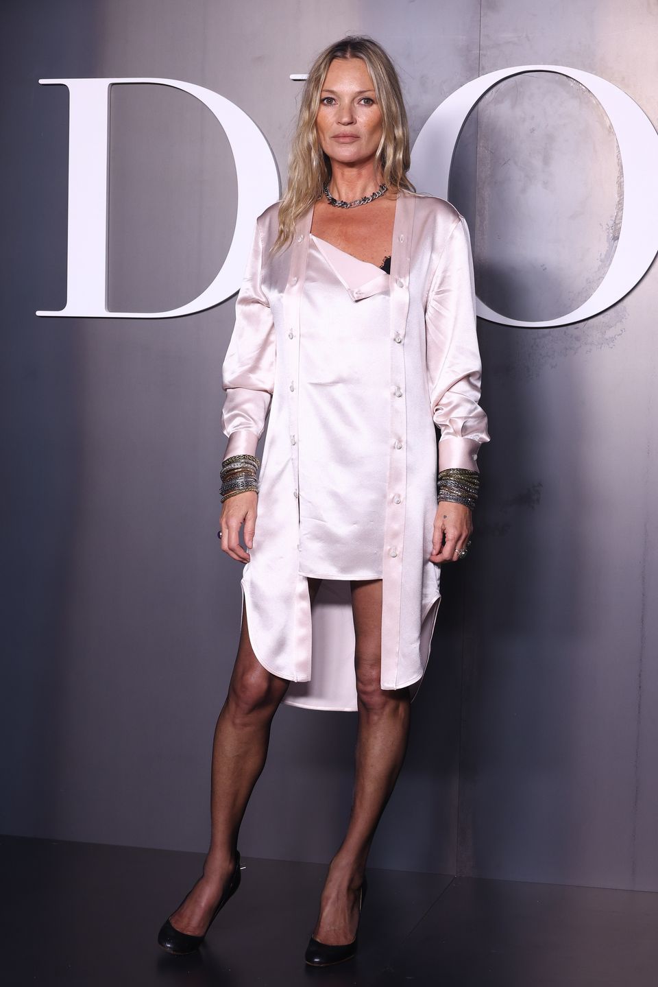 Kate Moss na pokazie Diora