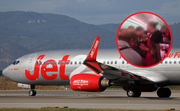 Szokujące sceny w trakcie lotu. Nagranie obiegło sieć