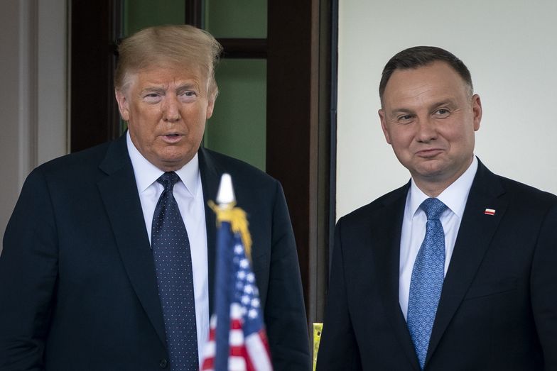 Donald Trump pogratulował reelekcji "przyjacielowi Andrzejowi Dudzie"