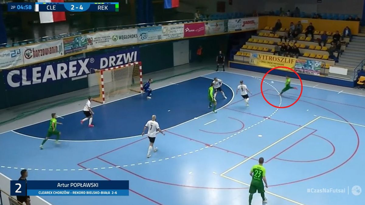 YouTube / Futsal Ekstraklasa / Na zdjęciu: cudowny gol Artura Popławskiego