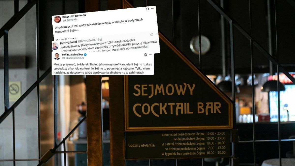 "Zielona noc" w Sejmie? Od poniedziałku koniec z alkoholem