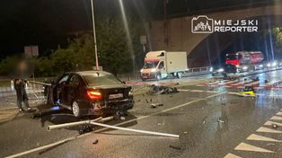 Wybrzeże Szczecińskie: Wjechał BMW w barierki i sygnalizator. Otrzymał 5 tys. złotych mandatu