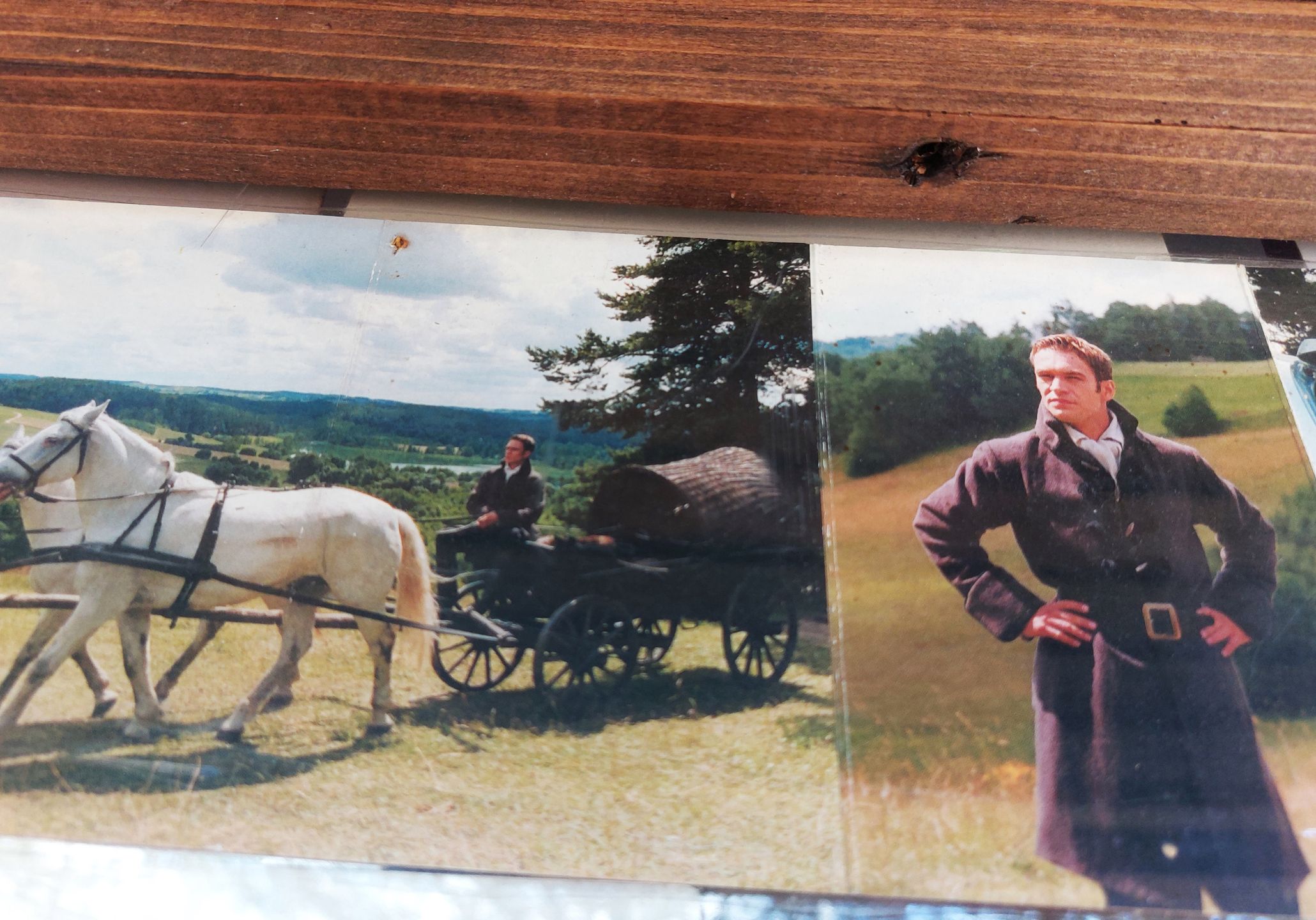 fotosy z planu "Pana Tadeusza" umieszczone przy kasie