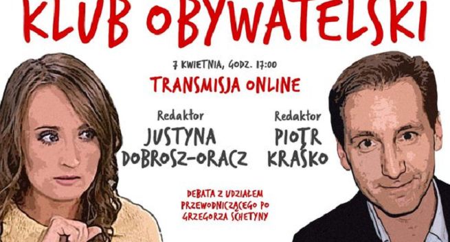 Justyna Dobrosz-Oracz i Piotr Kraśko na debacie z przewodniczącym PO. „Nie wybieramy się do żadnej partii”