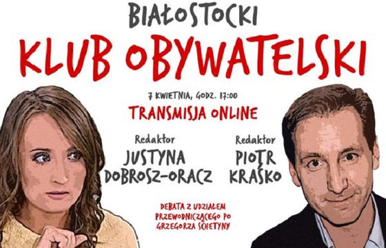 Justyna Dobrosz-Oracz i Piotr Kraśko na debacie z przewodniczącym PO. „Nie wybieramy się do żadnej partii”