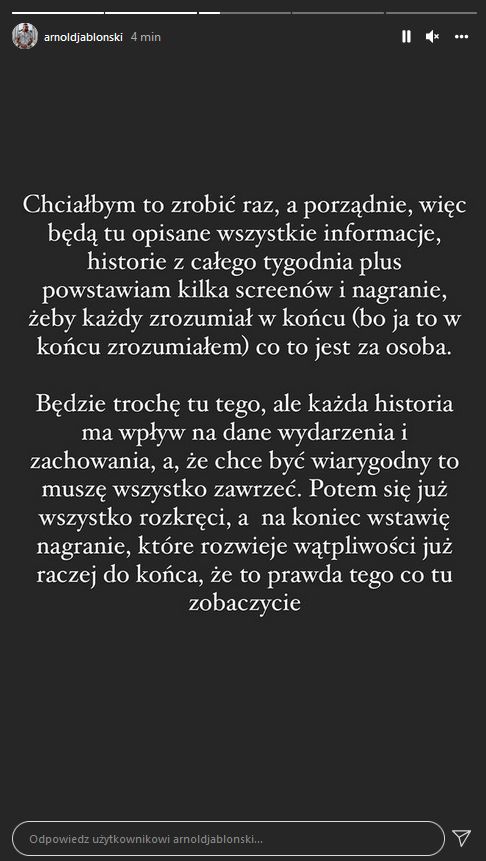 Relacja Arnolda Jabłońskiego