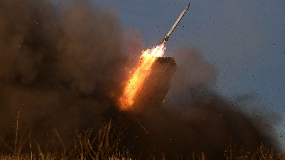Ukraina - arch
A BM-21 'Grad' multiple rocket launcher fires at Russian position in eastern Ukraine on September 22, 2022, amid the Russian invasion of Ukraine. (Photo by Juan BARRETO / AFP)
JUAN BARRETO