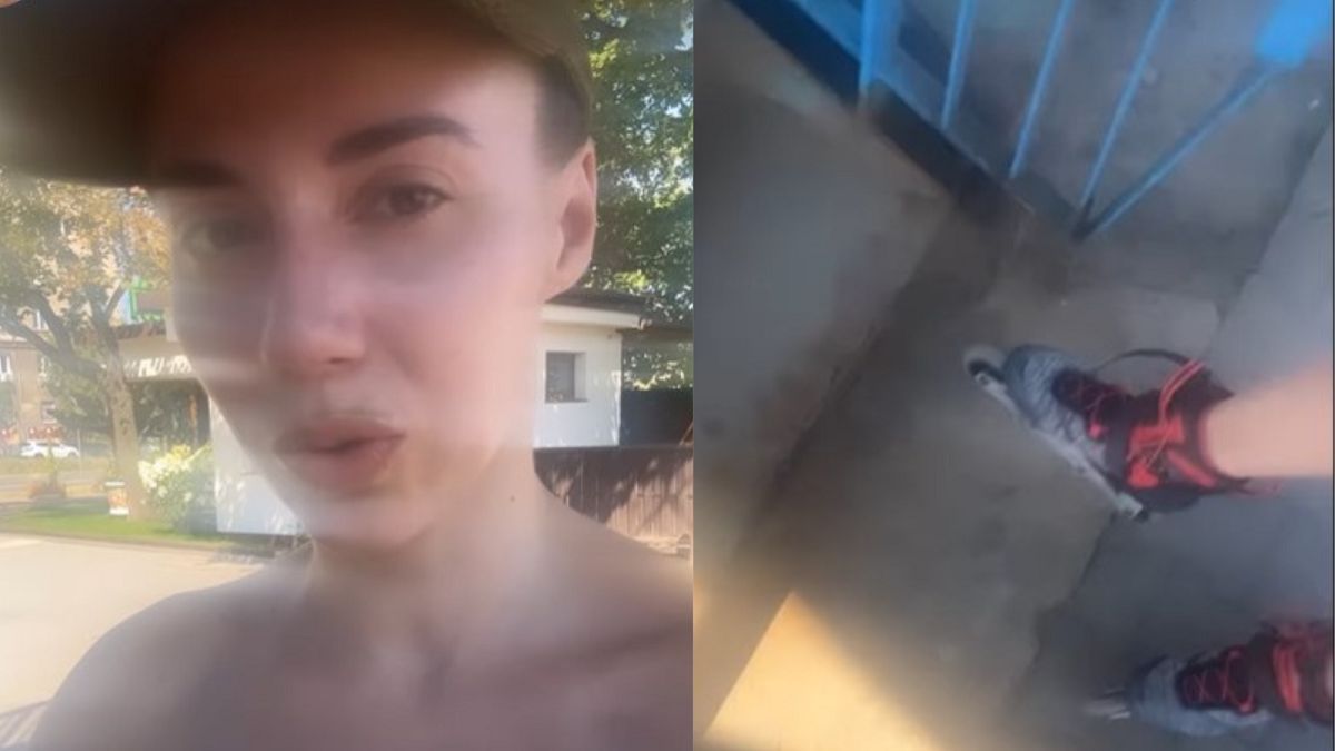 Marianna Schreiber na rolkach zaskoczona sytuacją. "Są tacy ludzie"