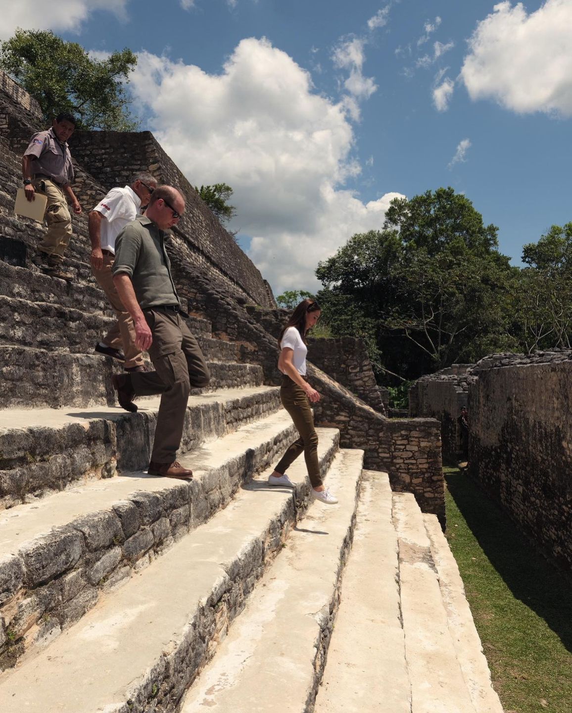 Kate i William w Belize