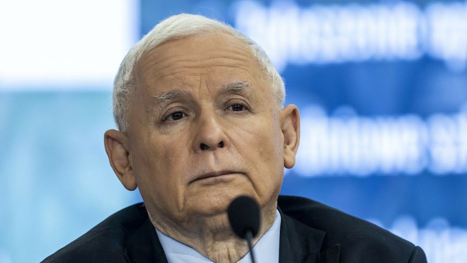 PiS przedstawa ustaw? o obronie ojczyzny26.10.2021 Warszawa Prezentacja nowej ustawy o obronie ojczyzny   fot. Andrzej Iwanczuk/REPORTER
n/z: Jaroslaw KaczynskiAndrzej Iwanczuk/REPORTER