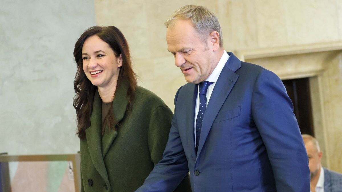 Premier Litwy Inga Ruginiene z wizyt? w Warszawie
Fot. Wojciech Olkusnik/East News, 07.10.2025. Premier Litwy Inga Ruginiene (L) z wizyta w Warszawie. Spotkanie z premierem Donaldem Tuskiem (P) w KPRM.
Wojciech Olkusnik