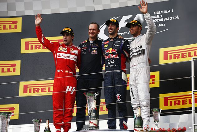 Ubiegłoroczne podium Grand Prix Węgier