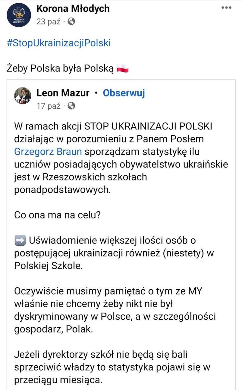 Poglądy Korony Młodych