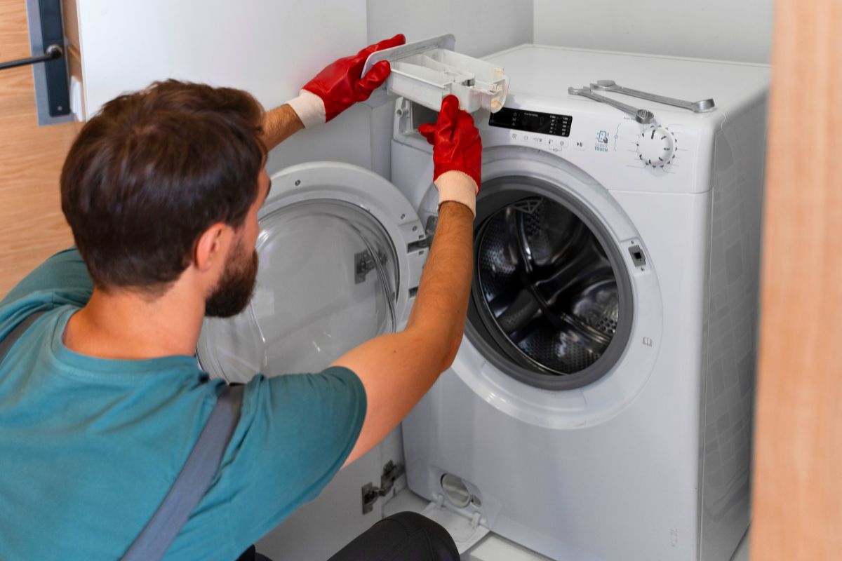 A loud washing machine can be a serious problem.