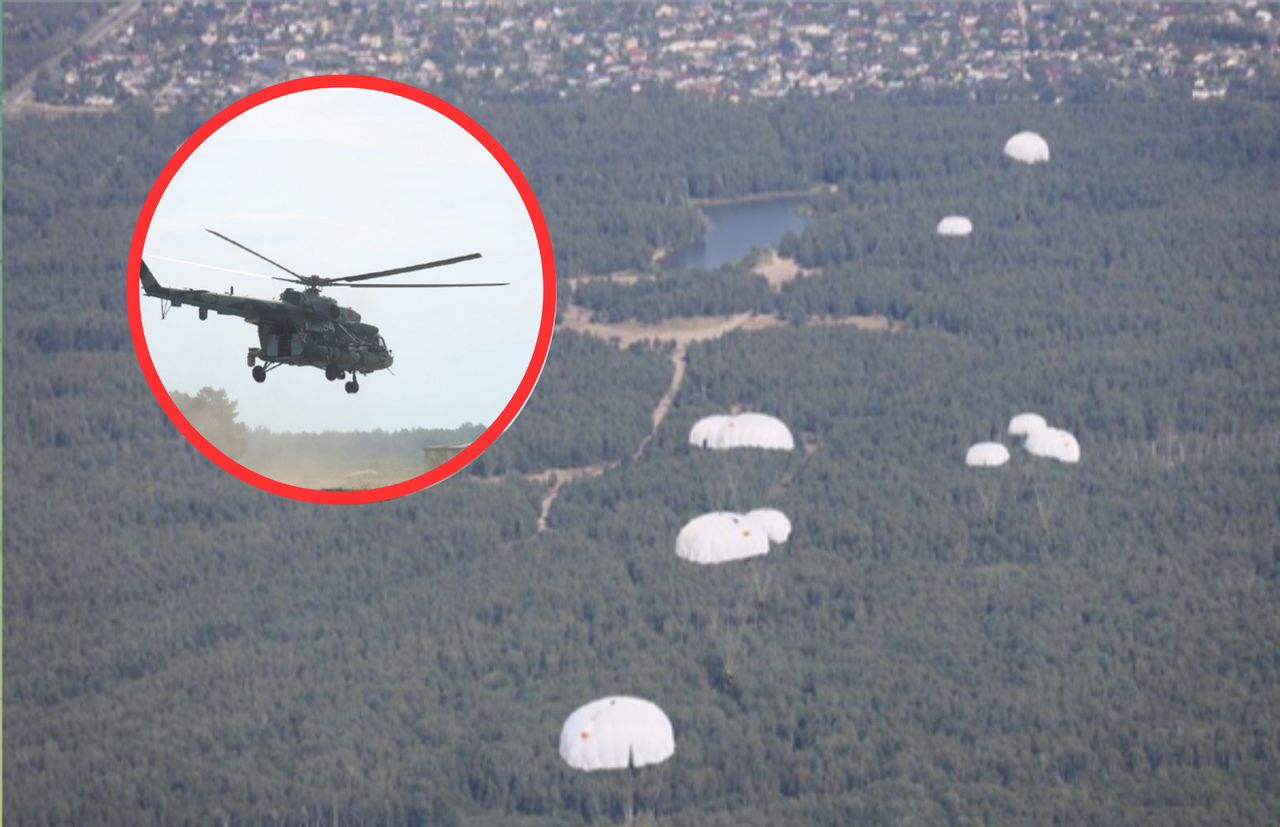 Białorusini zrzucili skoczków tuż przy granicy. Jest komunikat