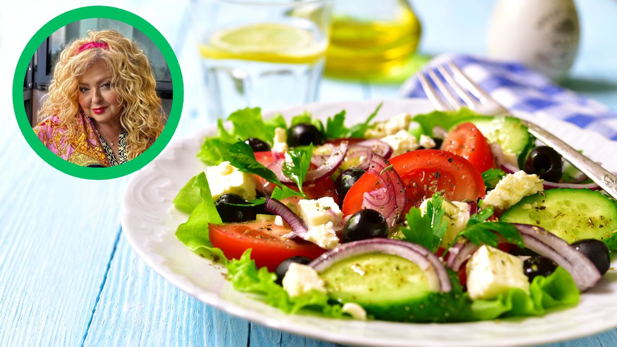 Jak sałatkę grecką robi Magda Gessler?
