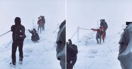Zabrakło wyobraźni. Porażające sceny na Śnieżce. Jest nagranie