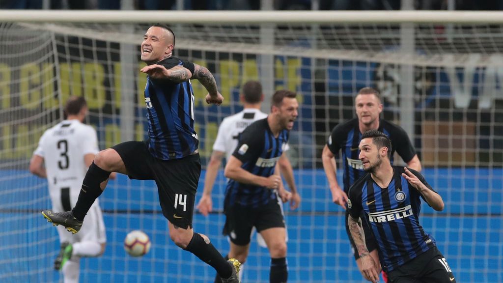 Zdjęcie okładkowe artykułu: Getty Images / Emilio Andreoli / Na zdjęciu: Radja Nainggolan celebrujący zdobycie gola