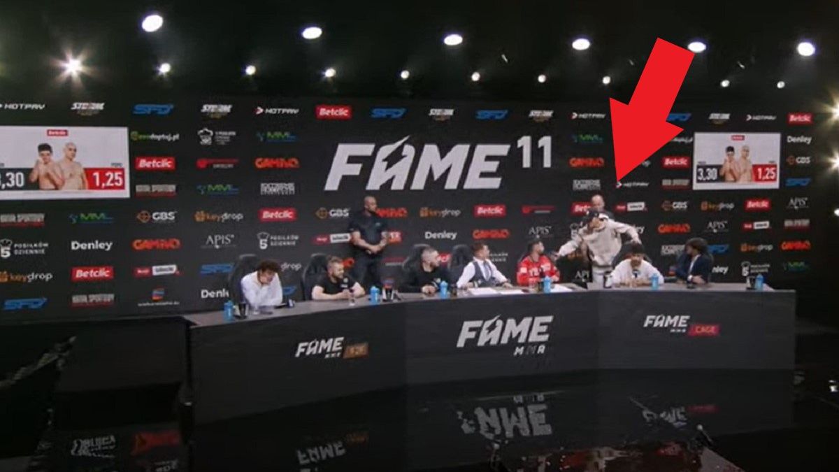 Afera na konferencji przed FAME MMA 11