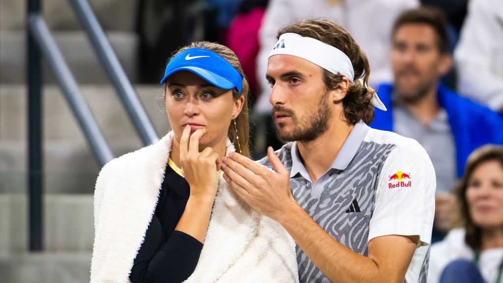 Na zdjęciu: Paula Badosa i Stefanos Tsitsipas