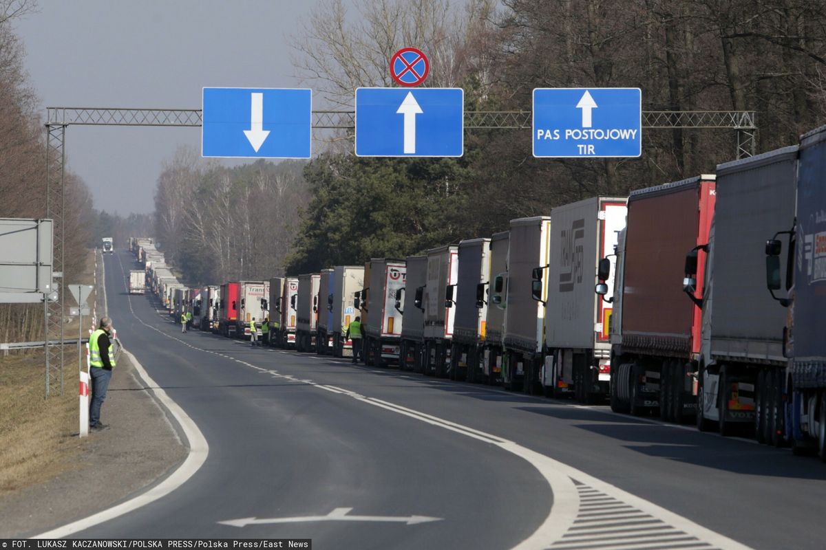 Przejście graniczne w Koroszczynie na granicy z Białorusią 