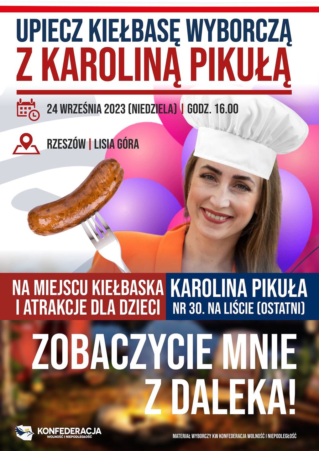 "Kampania spożywcza" w wykonaniu tegorocznych kandydatów