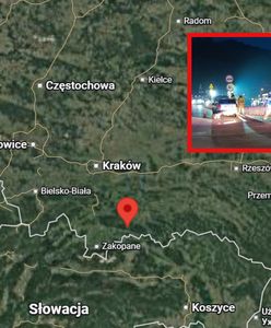 Małopolska: samochód uderzył w betonowe bariery, kierowca zniknął