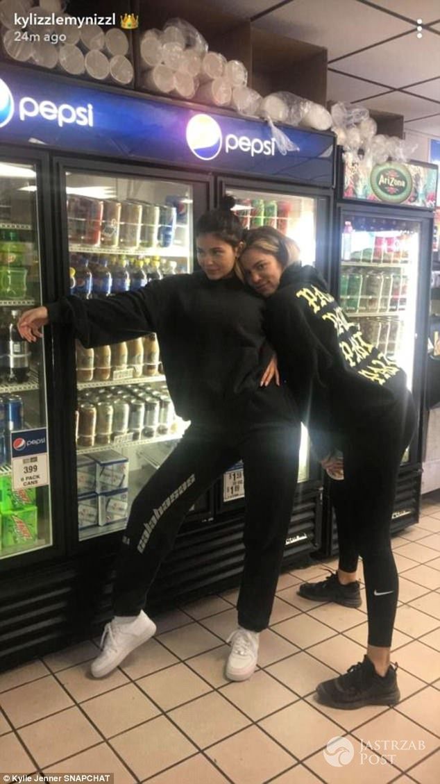 Kylie Jenner i Khloe Kardashian na Snapchacie