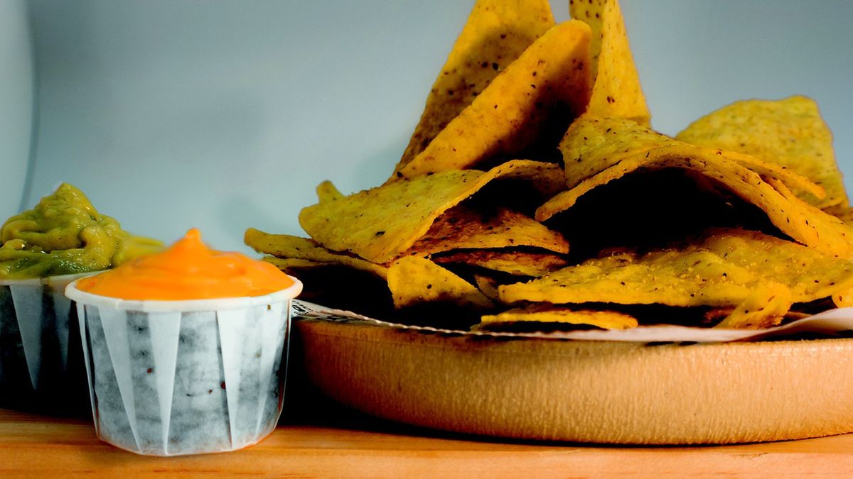 Nachos z mąki wzbogaconej
