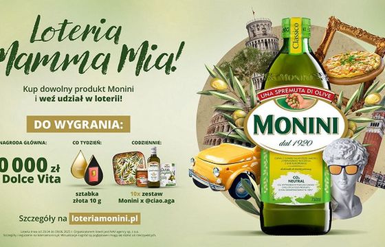 Monini premiuje zakupy nagrodami