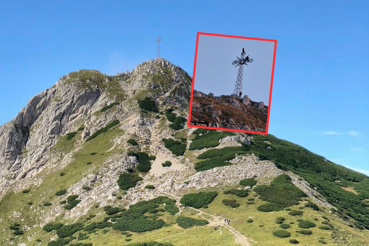 Weszli na krzyż na Giewoncie. Zdjęcie z Tatr wywołało burzę