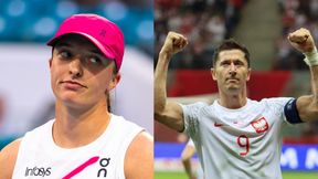 Lewandowski wygrał ze Świątek. Trzecie miejsce? Zaskoczenie!